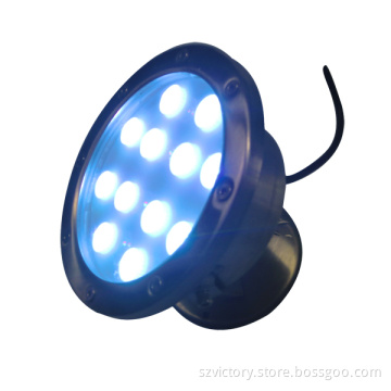 36W Stainless Steel IP68 RGB Underwater LED Light